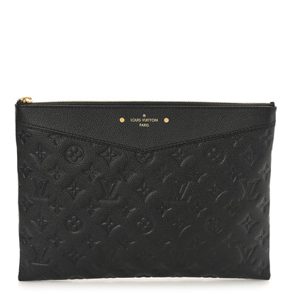 Louis Vuitton Empreinte Daily Pouch Black 1 of 8
