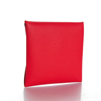 Hermes Epsom Bastia Coin Purse Bougainvillea 3 of 7