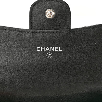 Chanel Aged Calfskin Quilted Reissue Flap Card Holder So Black 5 of 12