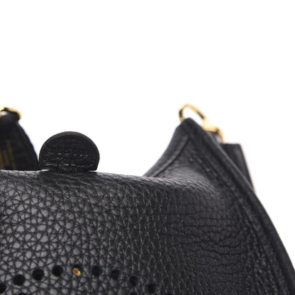 Hermes Taurillon Clemence Evelyne TPM Black 7 of 10