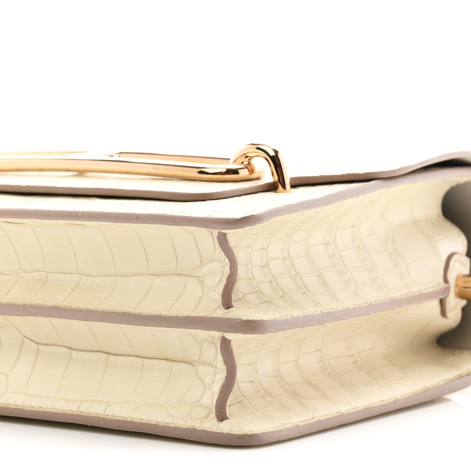 Hermes Matte Alligator Mini Sac Roulis Beton 10 of 11