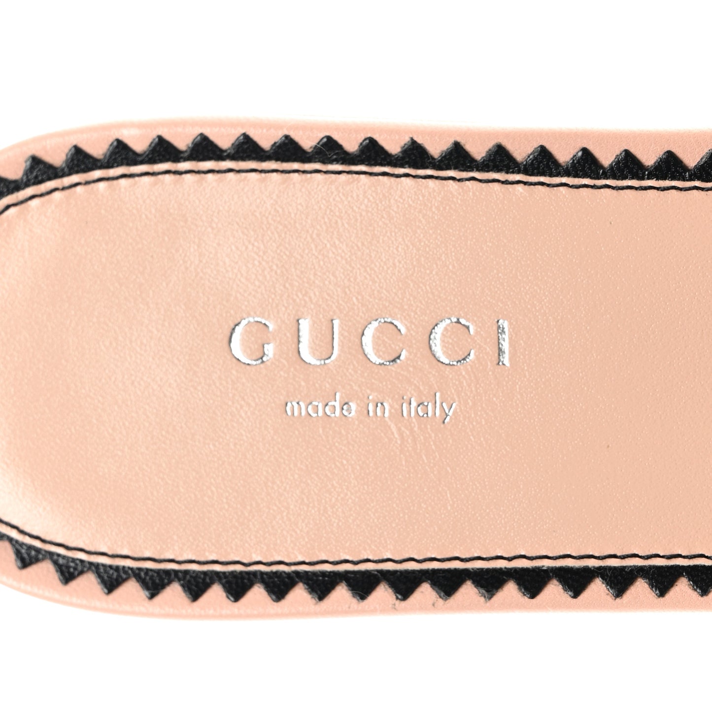 Malaga Kid Interlocking G Studs 50mm Platform Sandals 37 Perfect Pink