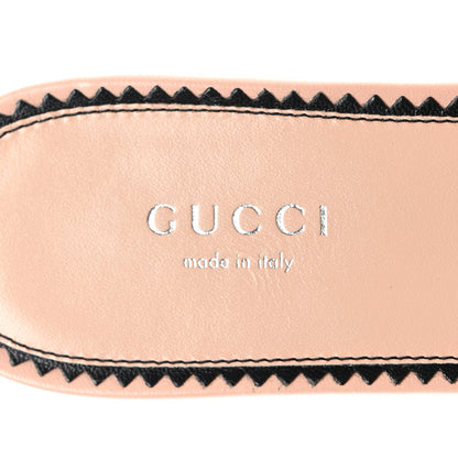 Gucci Malaga Kid Interlocking G Studs 50mm Platform Sandals 37 Perfect Pink 7 of 8