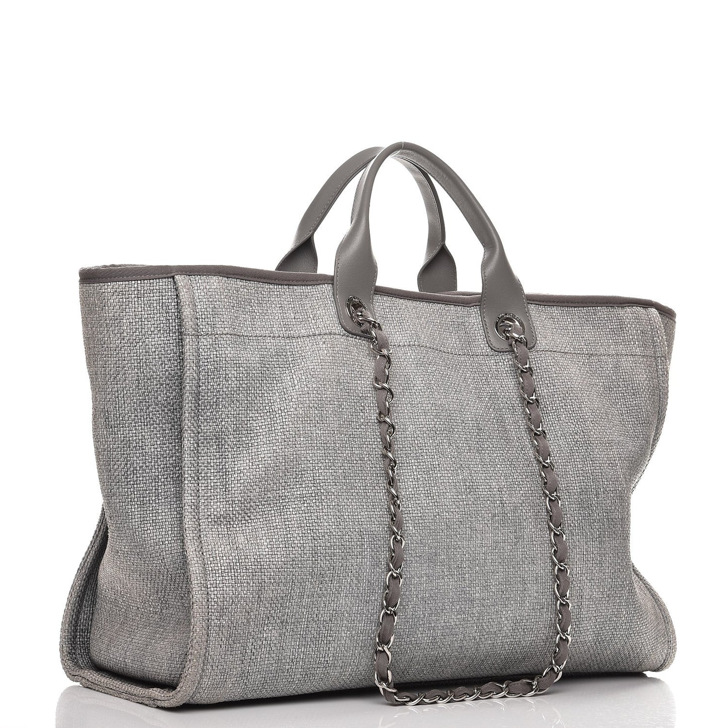 Canvas Large Deauville Tote Grey