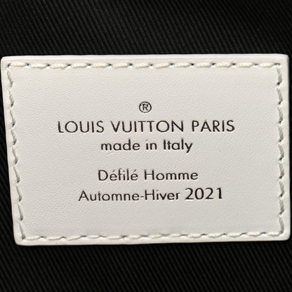 Louis Vuitton Calfskin Newspaper Print Pouch 7 of 13