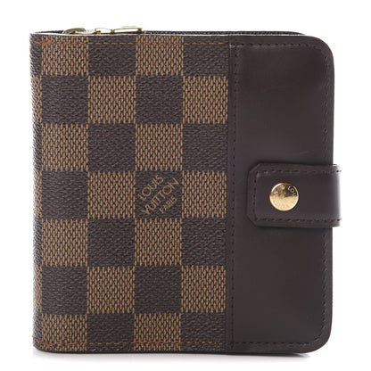 Louis Vuitton Damier Ebene Zippe Zipped Compact Wallet 1 of 10