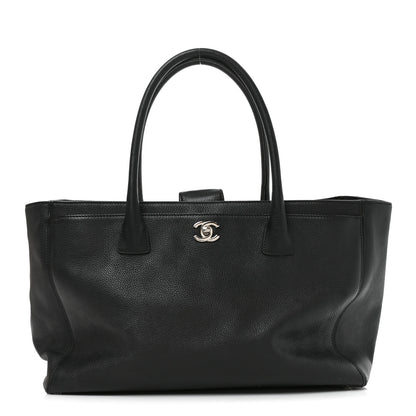 Chanel Calfskin Cerf Executive Shopper Tote Black 1 of 11