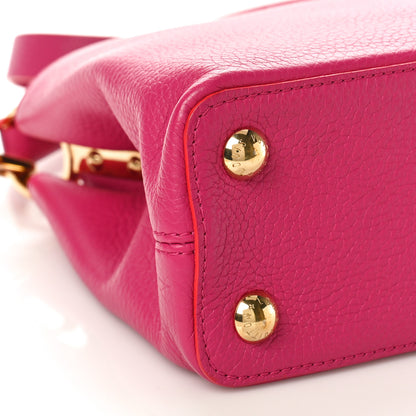 Louis Vuitton Taurillon Capucines BB Hibiscus Flamingo 8 of 11