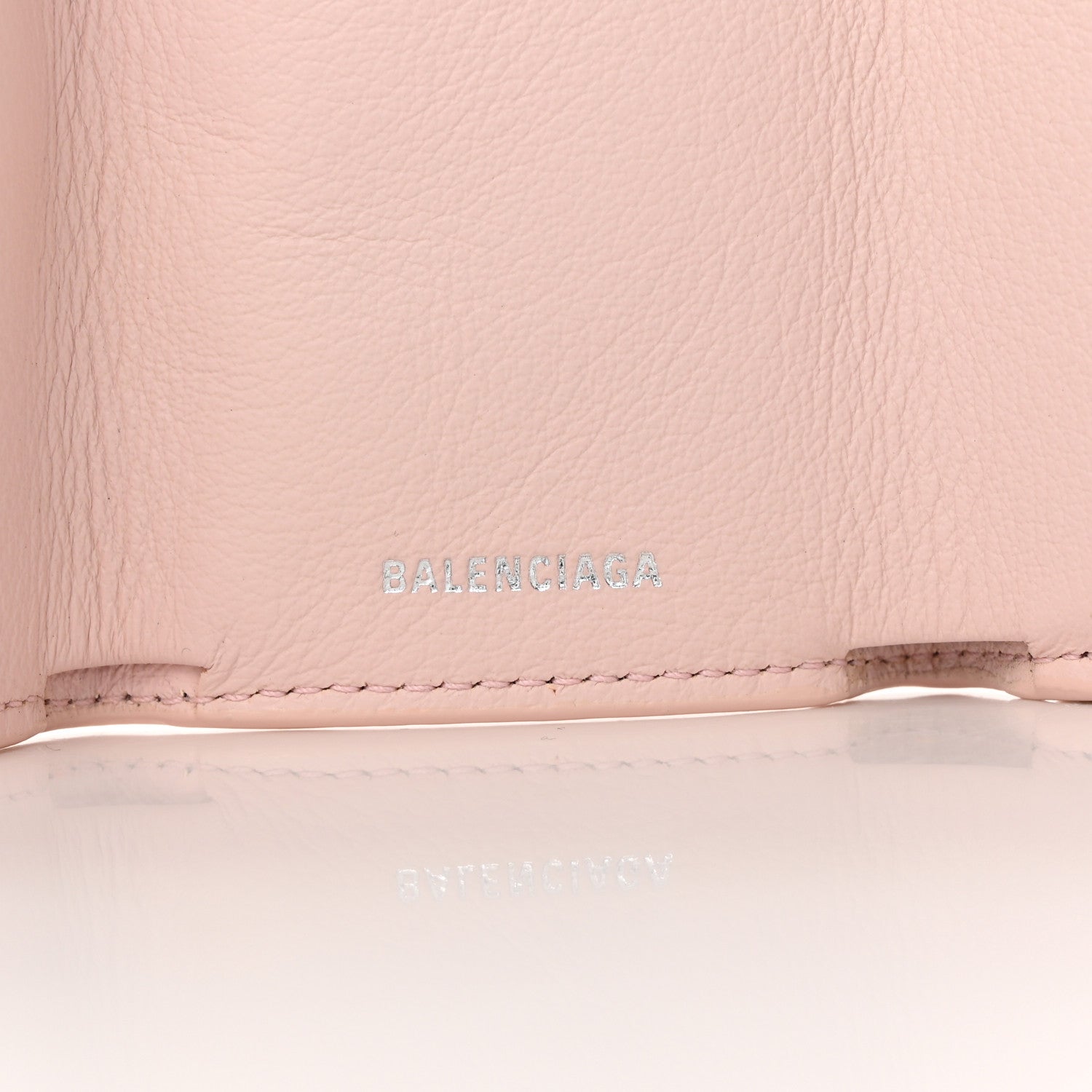 Balenciaga Smooth Calfskin Mini Papier Wallet Light Rose 6 of 9