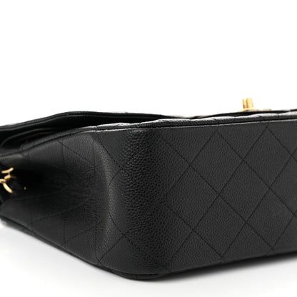 Chanel Caviar Quilted Jumbo Double Flap Black 9 of 12
