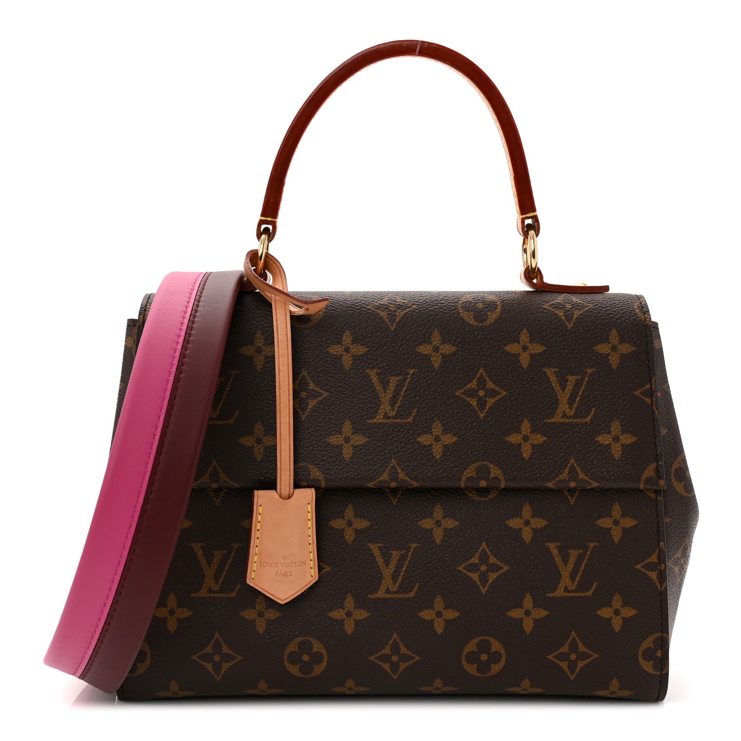 Monogram Cluny BB Bordeaux Fuchsia