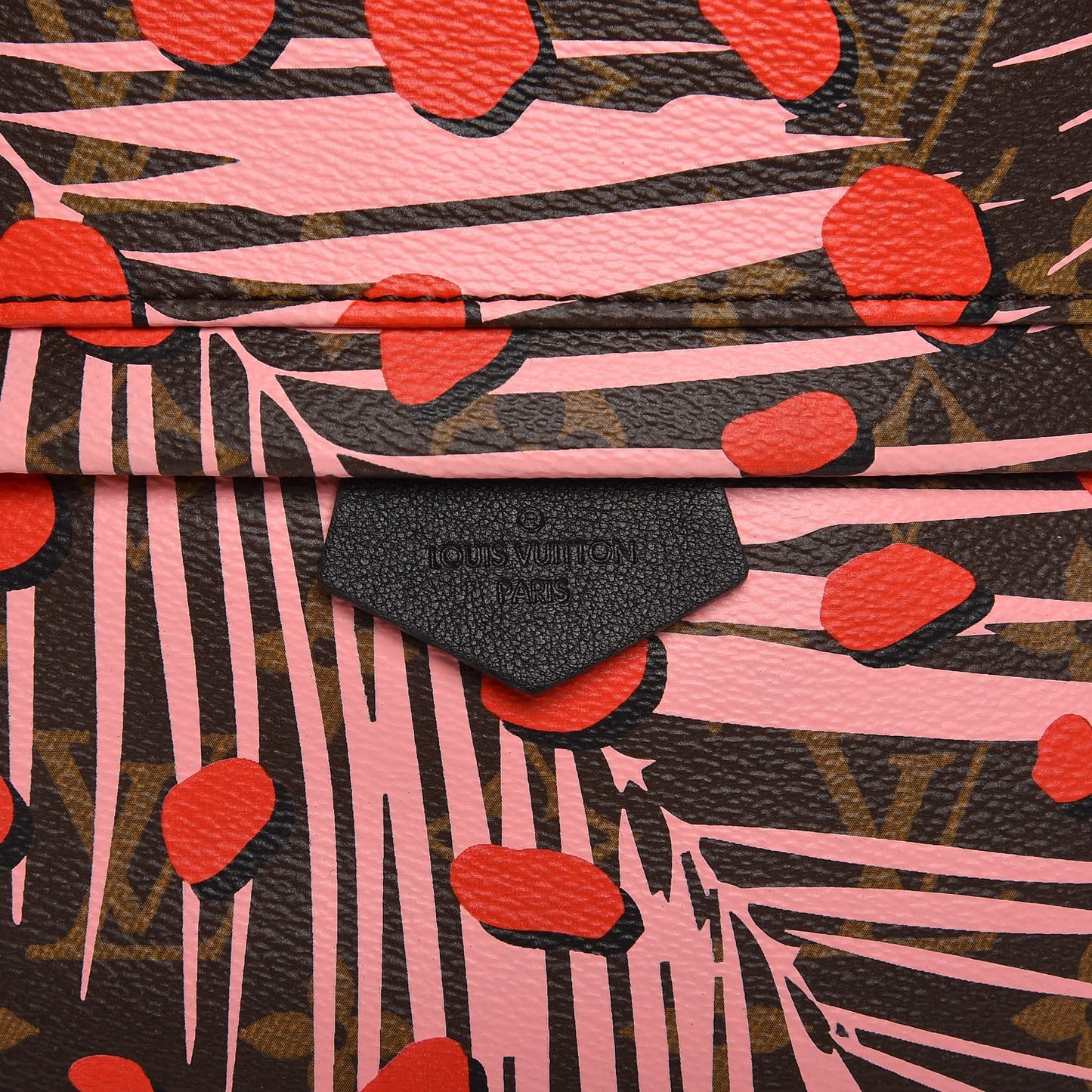 Monogram Jungle Dots Palm Springs Backpack PM Sugar Pink Poppy