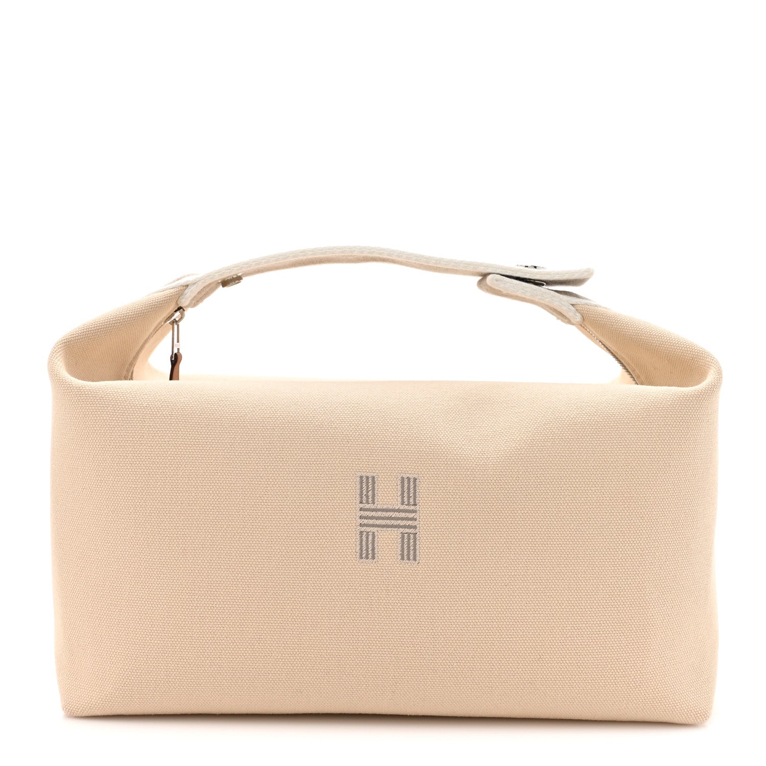 Hermes Canvas Large Bride-A-Brac Pouch Natural 1 of 9