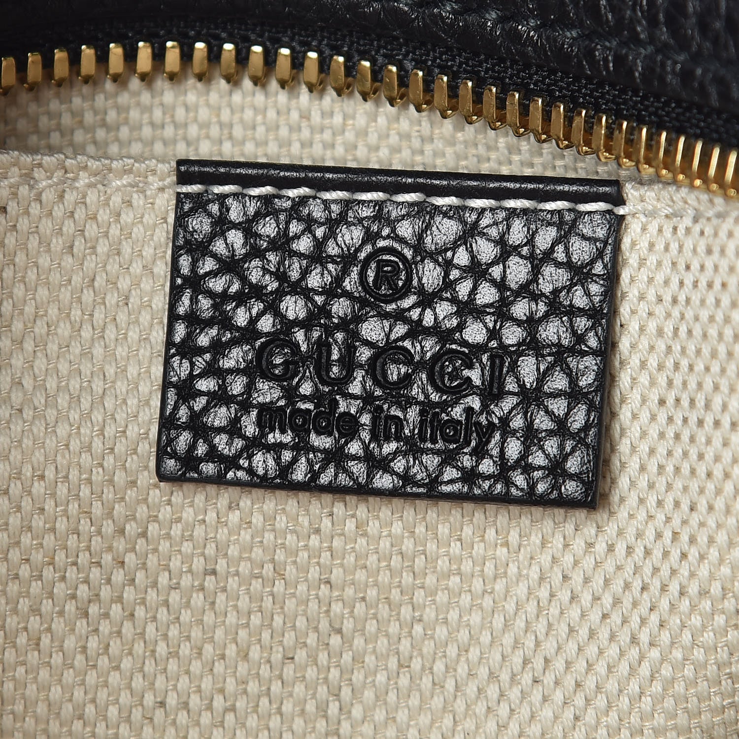 Gucci Pebbled Calfskin Small Soho Disco Bag Black 8 of 9