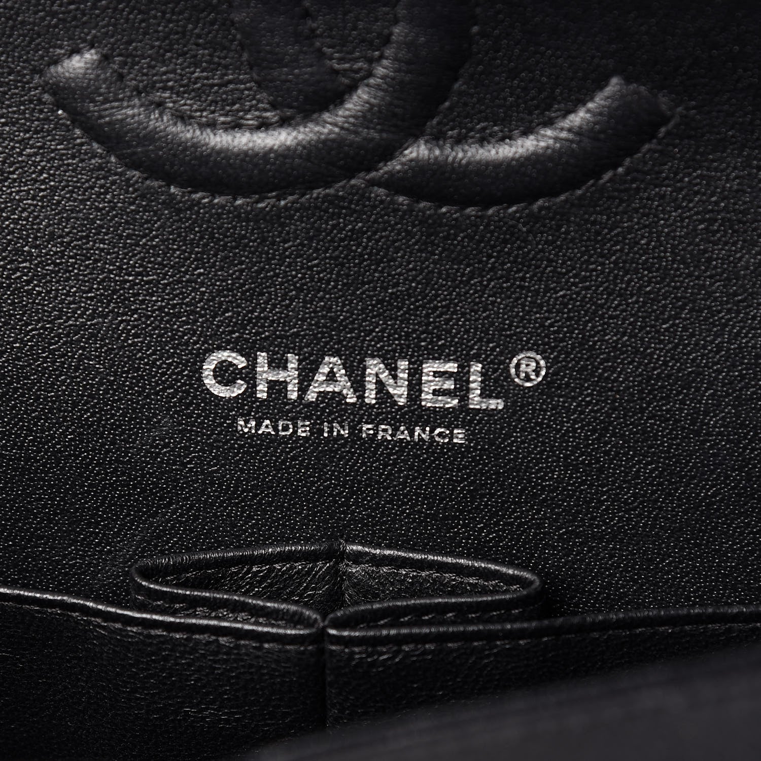 Chanel Crumpled Calfskin Quilted Medium Double Flap So Black 7 of 16