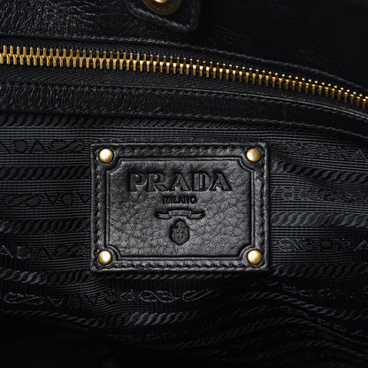 Prada Tessuto Nylon Cervo Shoulder Bag Black 6 of 11