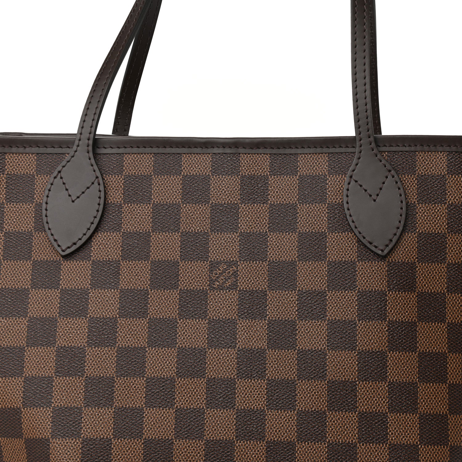 Louis Vuitton Damier Ebene Neo Neverfull MM Rose Ballerine 7 of 9