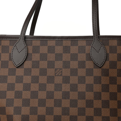 Louis Vuitton Damier Ebene Neo Neverfull MM Rose Ballerine 7 of 9