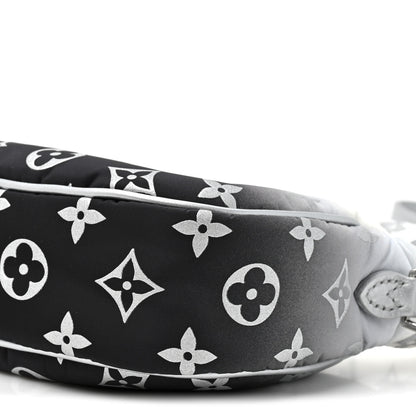 Louis Vuitton Nylon Monogram Gradient LV Snow Speedy Bandouliere 25 Frost 8 of 9