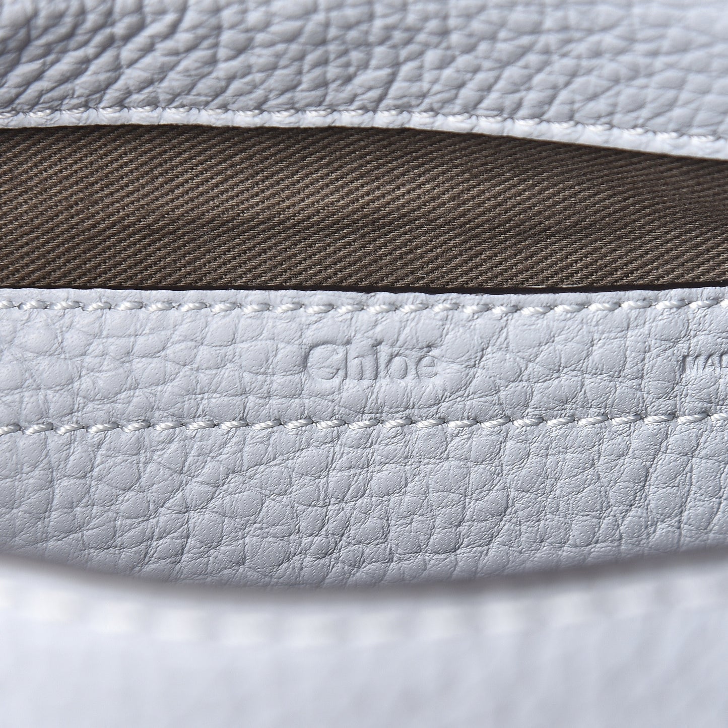 Calfskin Mini Marcie Round Crossbody Bag Airy Grey