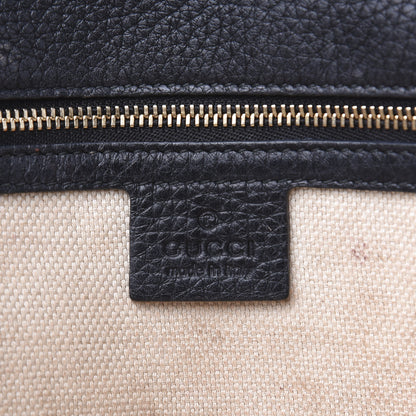 Gucci Pebbled Calfskin Medium Soho Clutch Black 6 of 12