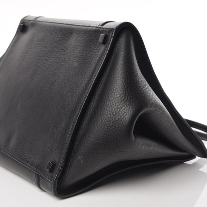Celine Grained Calfskin Medium Phantom Luggage Black 6 of 16