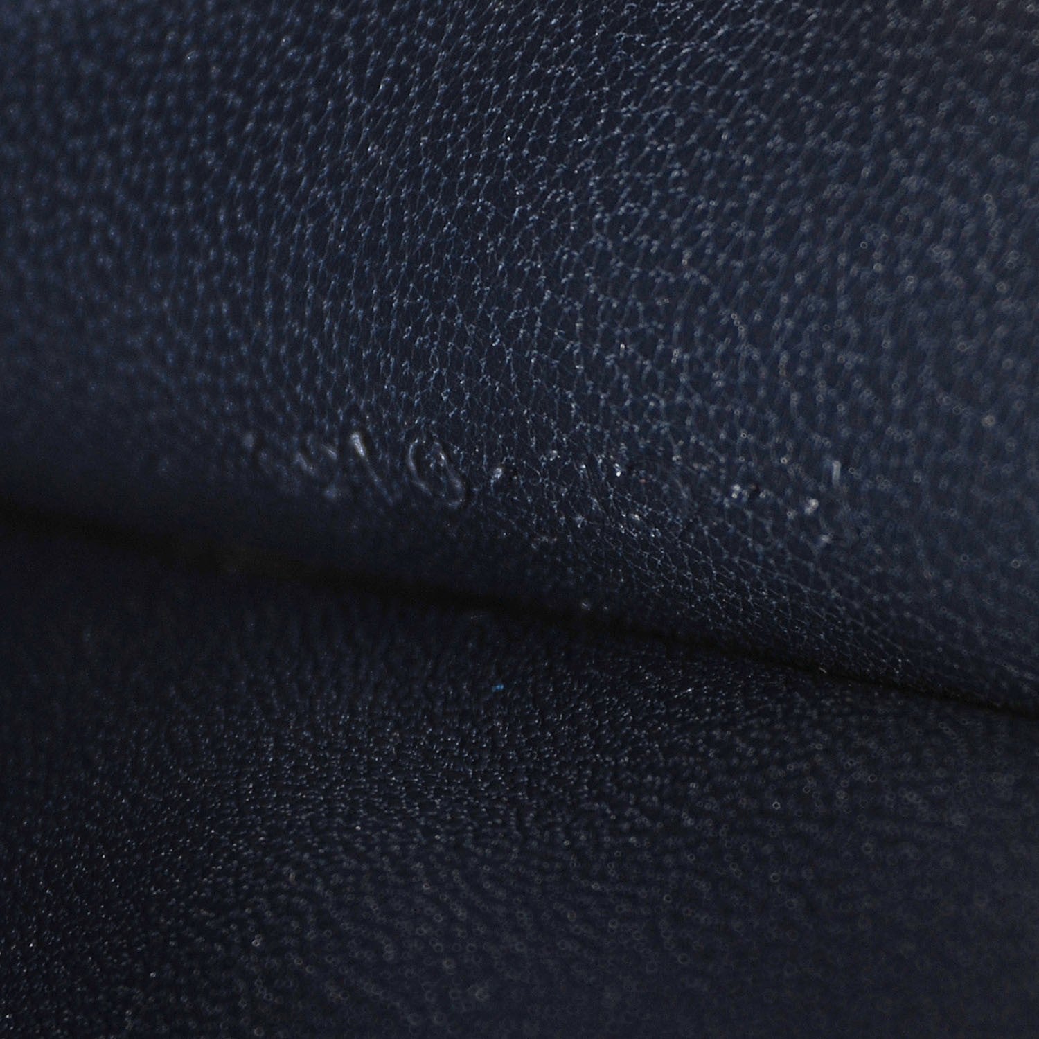 Celine Smooth Calfskin Large Classic Box Flap Bag Navy 9 of 10
