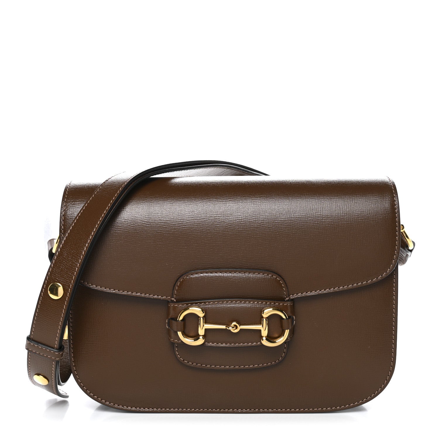 Gucci Azalea Calfskin Horsebit 1955 Shoulder Bag Brown Sugar 1 of 10