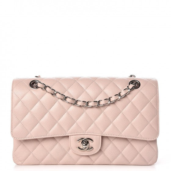 Chanel Caviar Quilted Medium Double Flap Pink 7 of 7