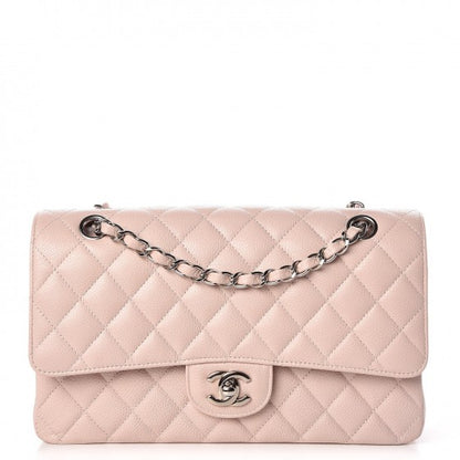 Chanel Caviar Quilted Medium Double Flap Pink 7 of 7