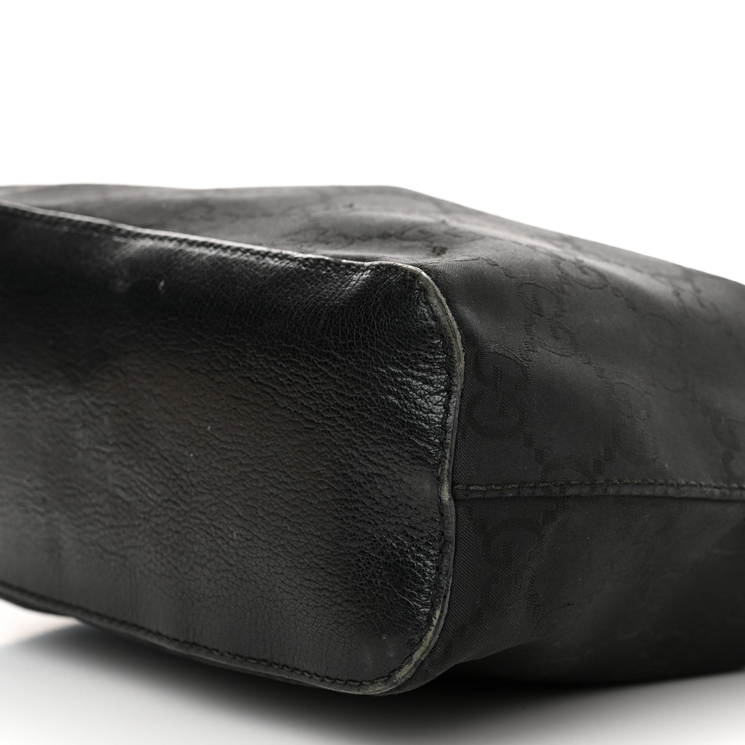 Gucci Nylon Monogram Small Hobo Black 9 of 16