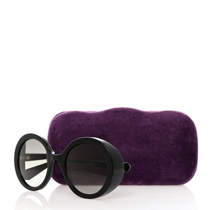 Gucci Acetate Round GG Sunglasses GG0367S Black 8 of 8