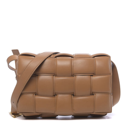 Bottega Veneta Nappa Maxi Intreccio Padded Cassette Crossbody Bag Caramel 1 of 11