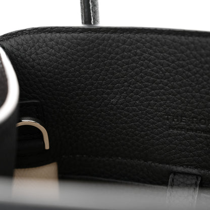 The Row Grained Calfskin Soft Margaux 10 Bag Black 10 of 10