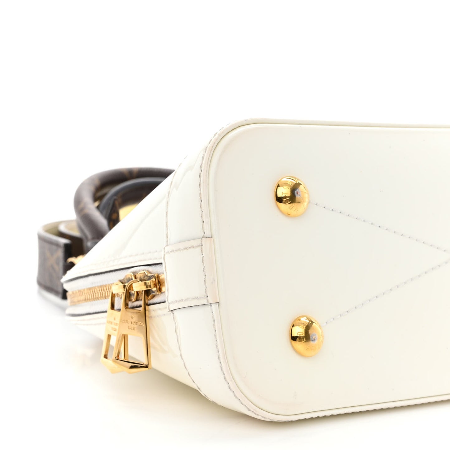 Patent Monogram Alma BB White
