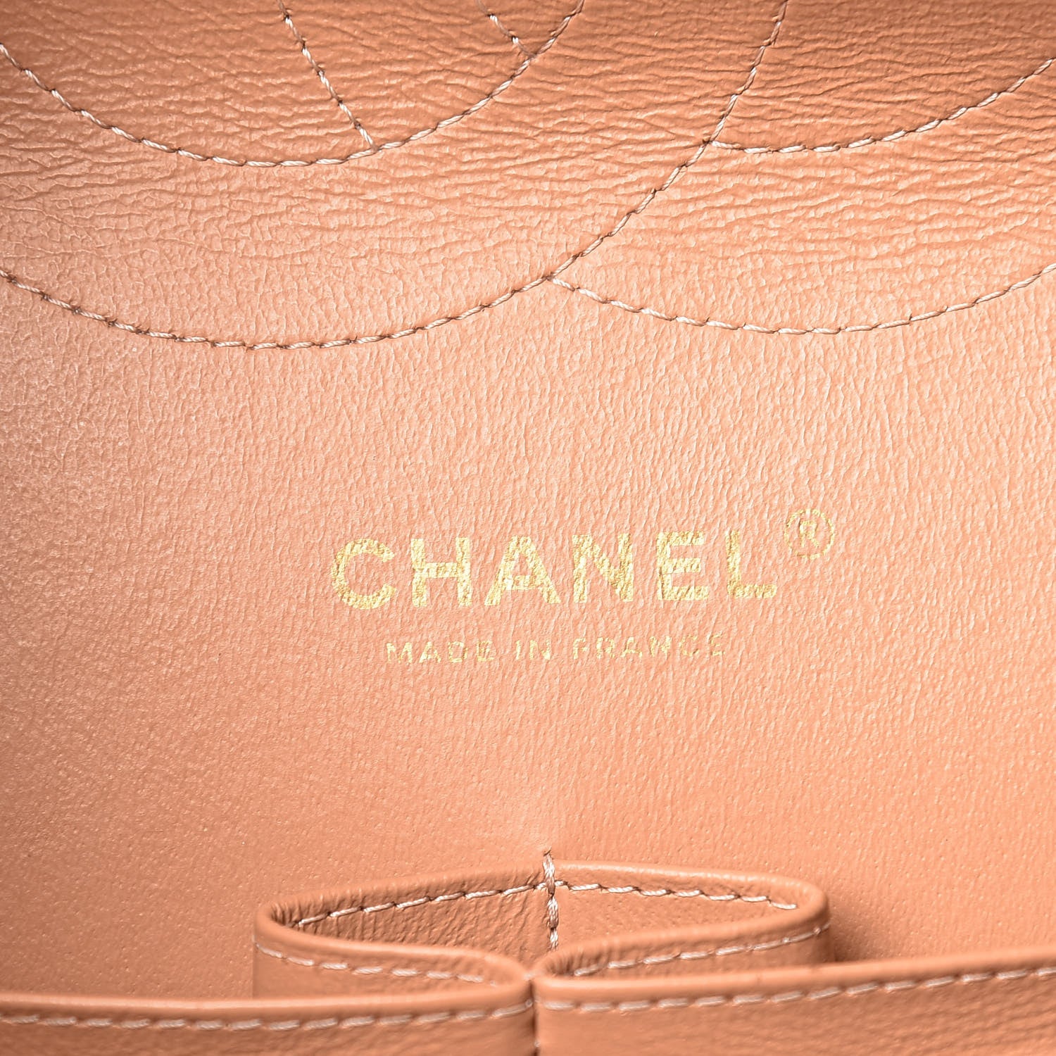 Chanel Caviar Quilted Jumbo Double Flap Beige Clair 8 of 13