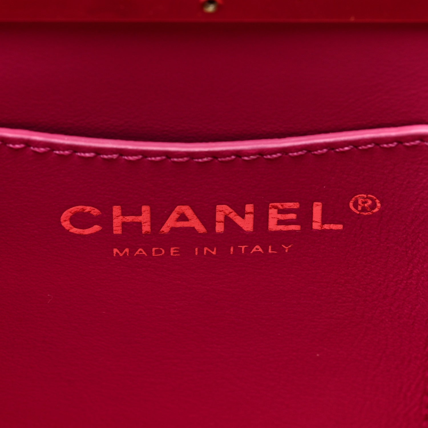 Chanel Tweed Quilted Small Vanity Case Fuchsia 6 of 10