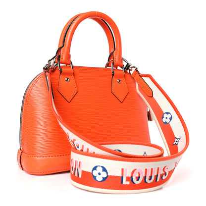 Louis Vuitton Epi Jacquard Alma BB Orange 3 of 8