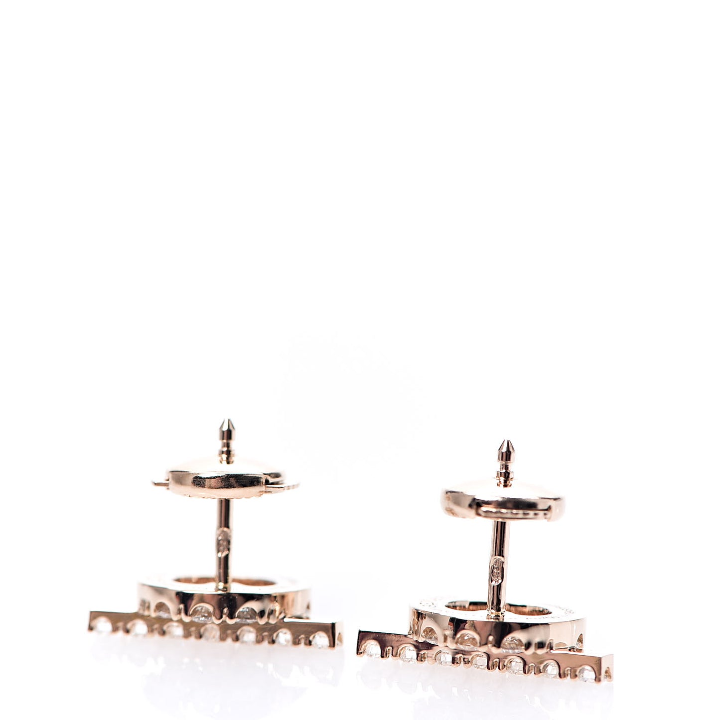 18K Rose Gold Diamond Finesse Earrings