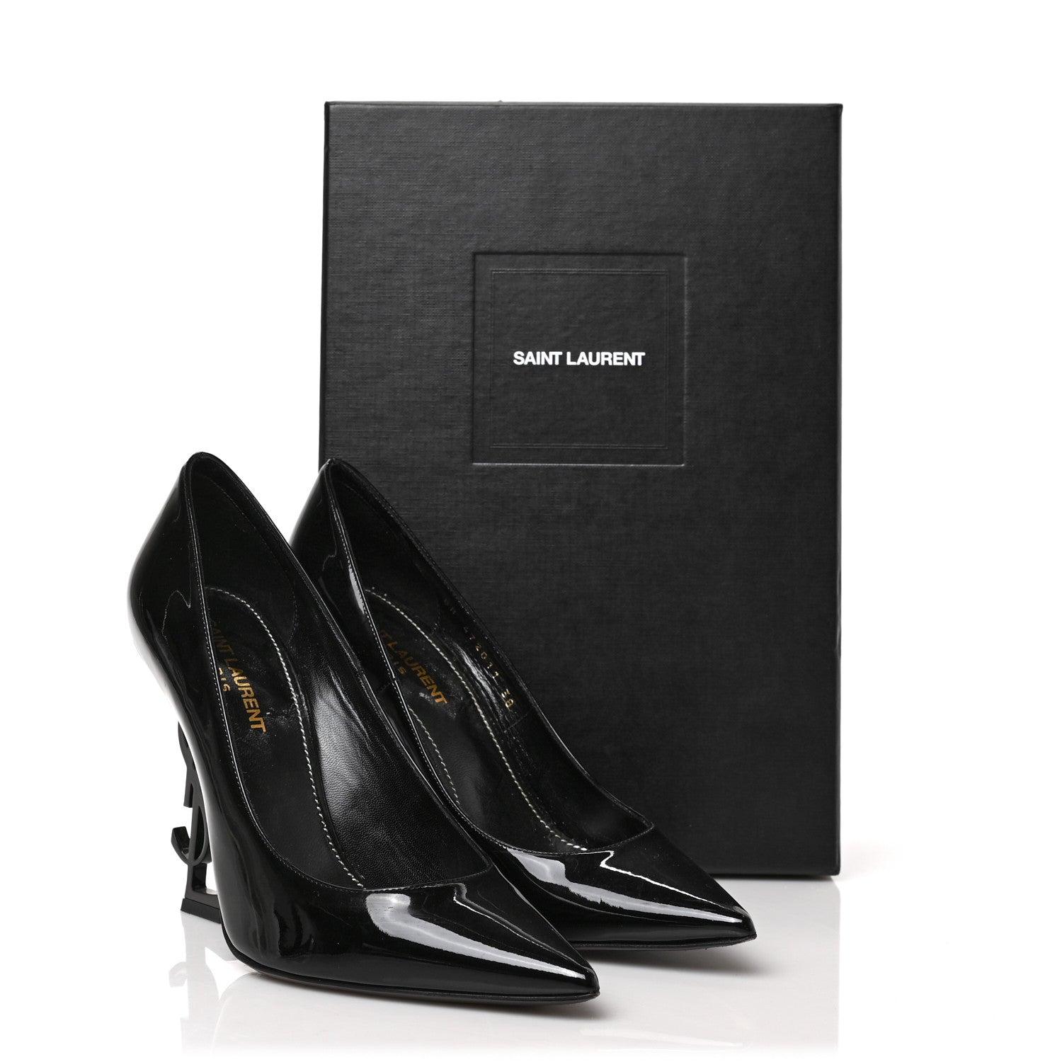 Saint Laurent Patent Opyum 110 Pumps 38 Black 10 of 10