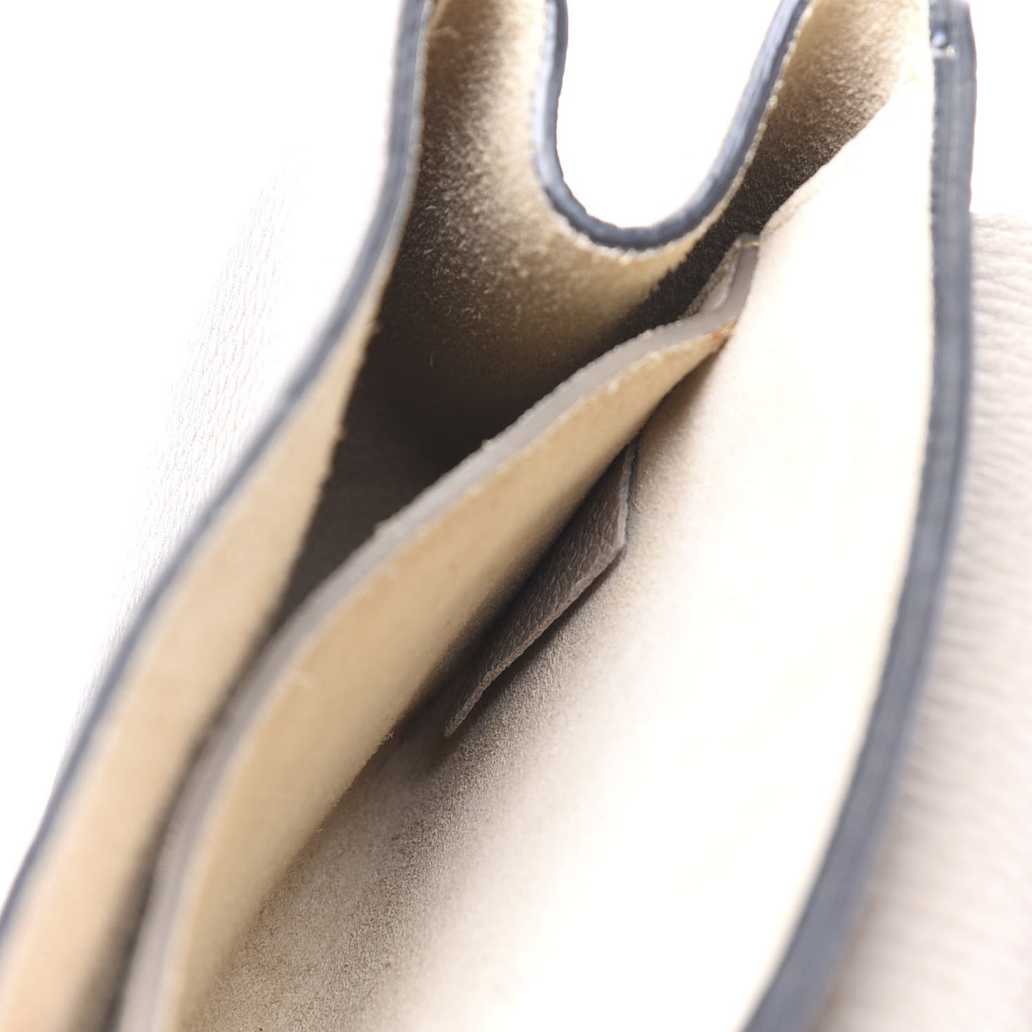 Grained Lambskin Mini Drew Shoulder Bag Motty Grey