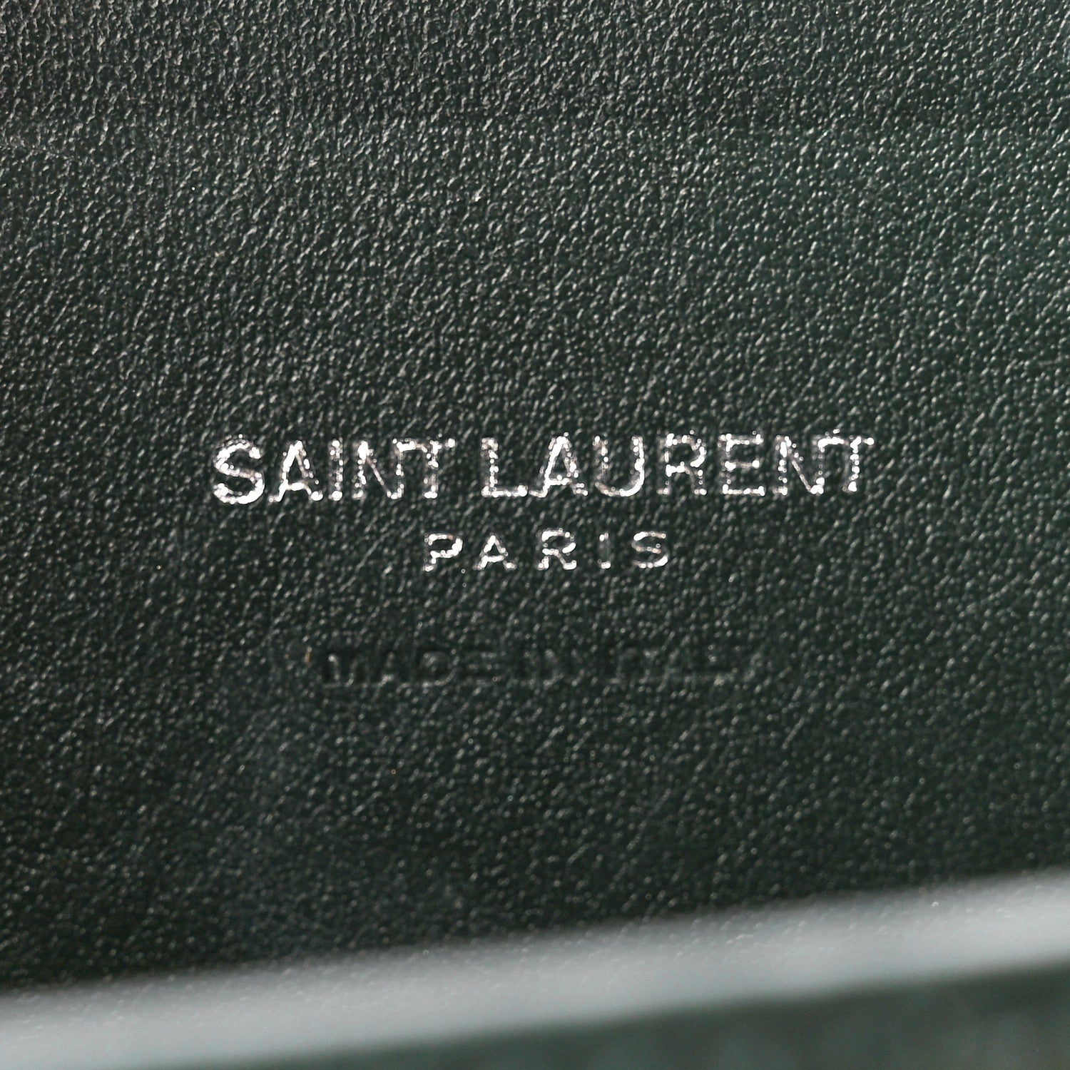 Saint Laurent Calfskin Crocodile Embossed Nano Sac De Jour Dark Green 7 of 12