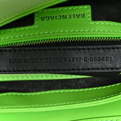 Balenciaga Smooth Calfskin Small Lindsay Shoulder Bag Acid Green 7 of 10