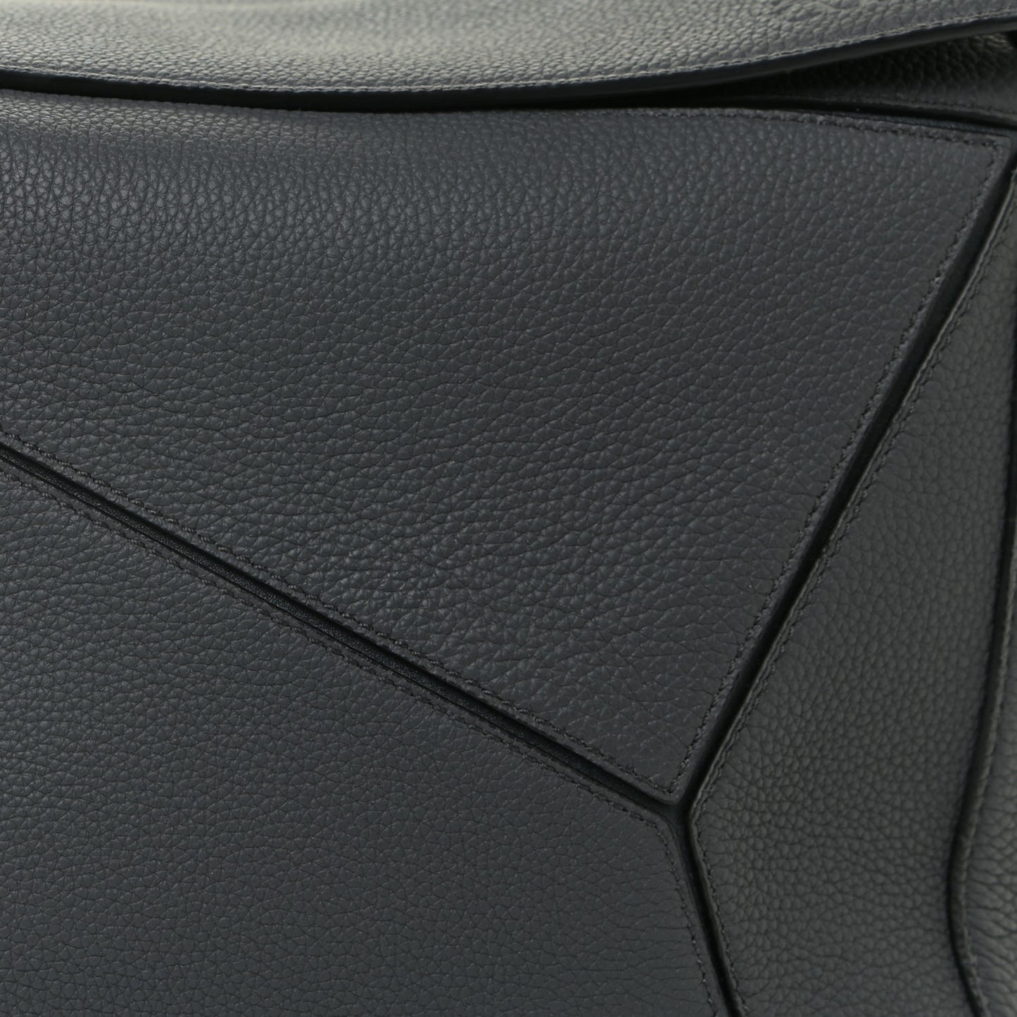 Calfskin Large Puzzle Bag Grey