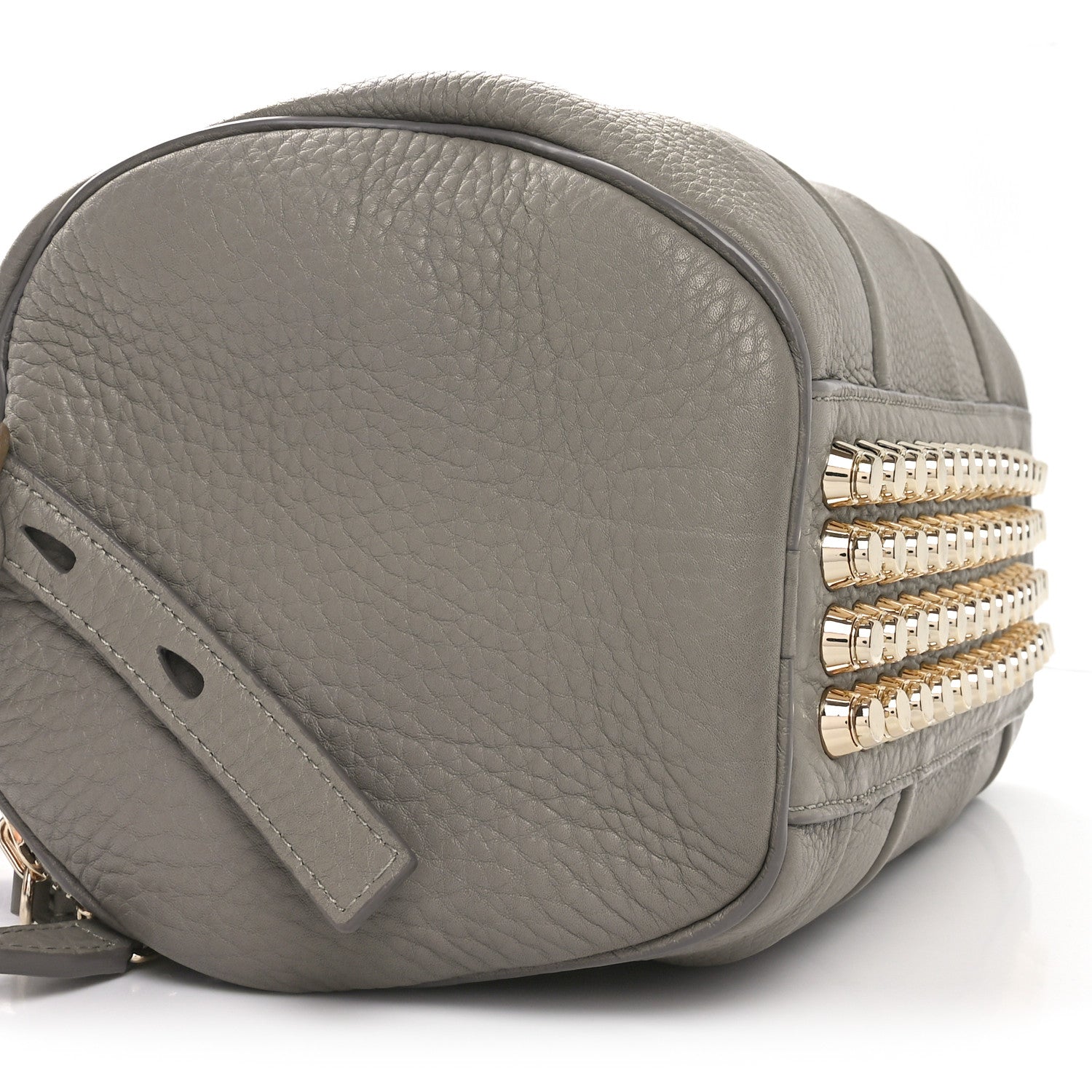 Alexander Wang Pebbled Lambskin Rockie Oyster Pale Gold Hardware 8 of 9