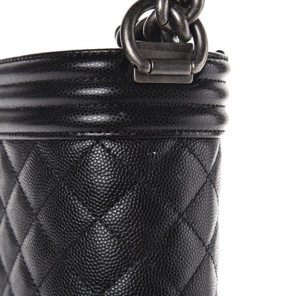 Chanel Caviar Quilted Medium Boy Flap Black 9 of 10