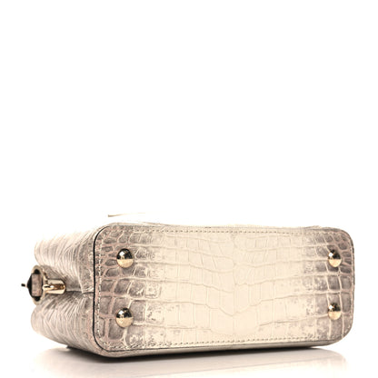 Louis Vuitton Iridescent Himalaya Crocodile Mini Capucines 4 of 9