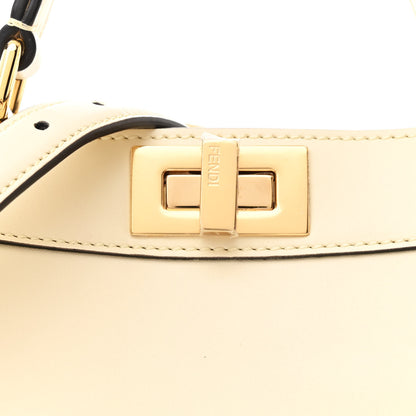 Fendi Vitello King Camoscio Metal Stitch Peekaboo I SEE U Satchel Pergamena 11 of 13