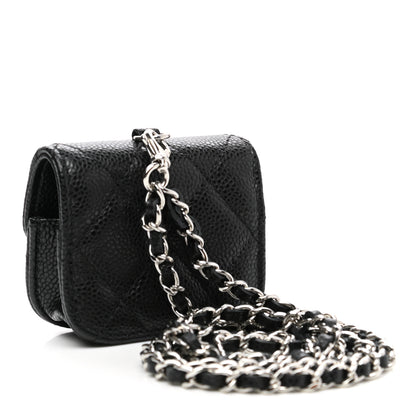 Chanel Caviar Quilted Airpods Pro Case Black 3 of 9