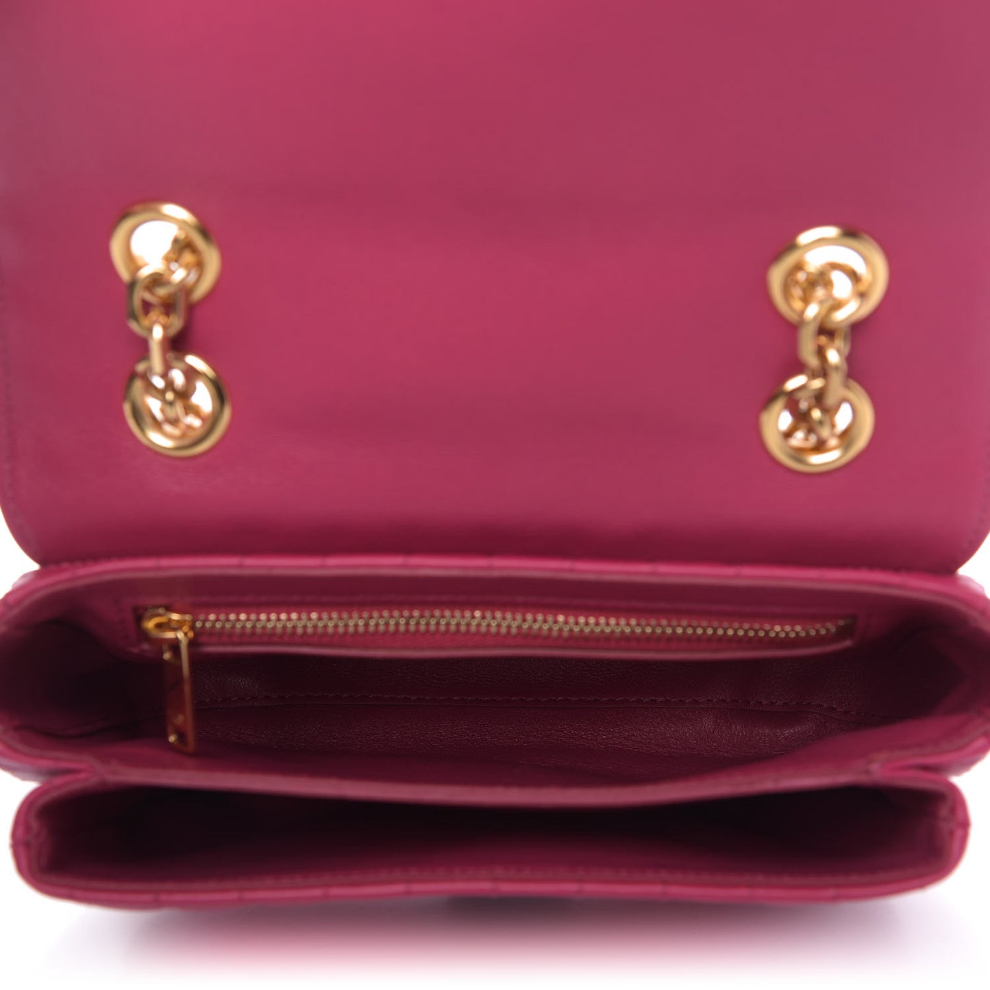 Calfskin Quilted Medium C Bag Pink